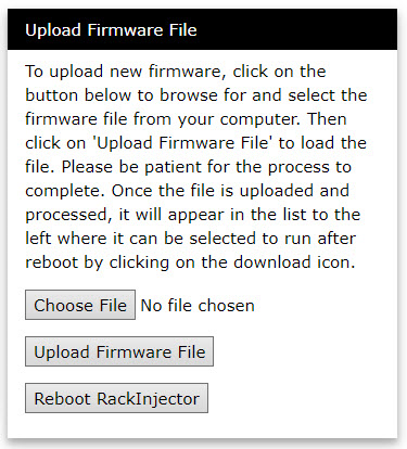Firmware Upload